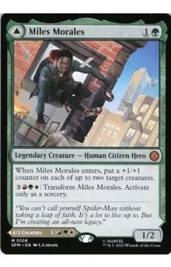 1x MTG Miles Morales - Spider-Man Mythic! NM Mint! Ships Fast! - Image 1