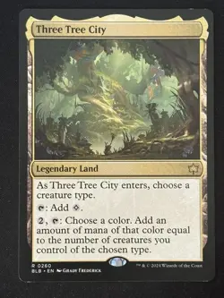 1x MTG Three Tree City - Bloomburrow (BLB) #260 - Magic the Gathering - Image 1