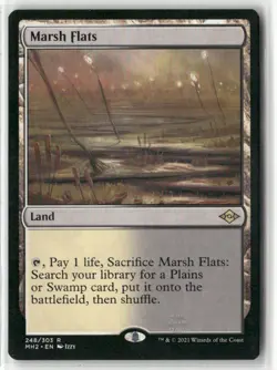 Magic The Gathering- Marsh Flats Rare - Image 1