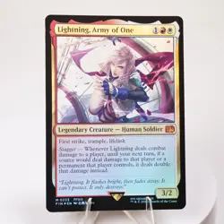 Lightning, Army of One 233 Foil Final Fantasy MTG NM See Video - Image 1