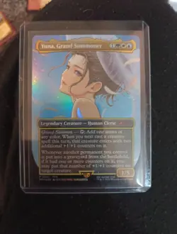 Yuna Grand Summoner Promo Borderless Magic The Gathering - Image 1