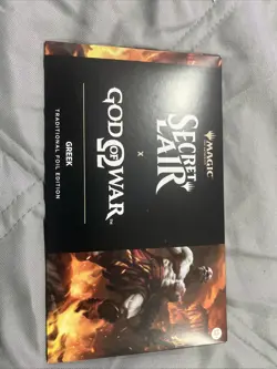 FOIL Secret Lair x God of War: Greek Foil Edition MTG x Playstation New & Sealed - Image 1
