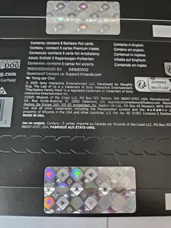 MTG PlayStation Secret Lair x The Last Of Us Part 1 & Part 2 Rainbow FOIL Sealed - Image 3