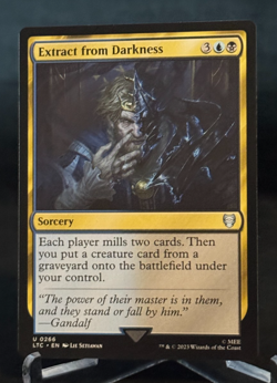MTG Magic LTC Commander: Tales of Middle-Earth Extract from Darkness - Uncommon - Image 1