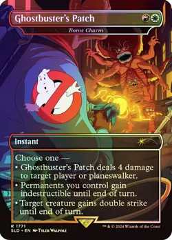 Magic The Gathering MTG BOROS CHARM (GHOSTBUSTER'S PATCH) FOIL Secret Lair NM - Image 1
