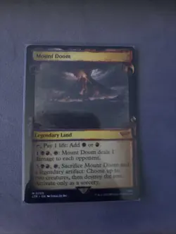Mtg Mount Doom SHOWCASE SCROLLS - UB The LotR Tales of MiddleEarth +Bonus Foils - Image 1