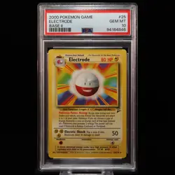Pokemon TCG - Electrode 25/130 Base Set 2 Rare - PSA 10 GEM MT - Image 2
