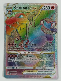 Pokemon Card Charizard VSTAR 174/172 Brilliant Stars Sword & Shield Rainbow Rare - Image 1