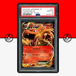 Pokemon PSA 10 Charizard EX XY2 Wild Blaze 011/080 EX 1st Edition Japanese - Image 1