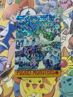 Pokemon Vintage Pocket Monsters Vending HOLO Prism Sticker 1999 Bandai Nintendo - Image 3