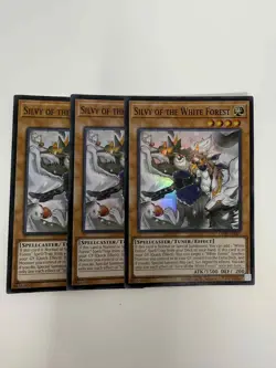 Yugioh OTS Tournament Pack 28 OP28-EN005 Silvy of the White Forest x3 Playset - Image 1