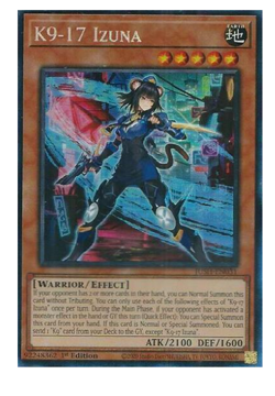 K9-17 Izuna - JUSH-EN031 - Collector's Rare - YuGiOh - Image 1