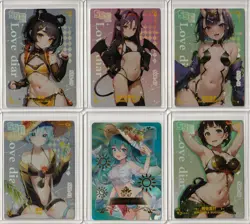 6 x Waifu Goddess Cards CUSTOM MADE - Image 1