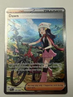 Dawn 129/094 Me02: Phantasmal Flames Special Illustration Rare Holo Pokemon Card - Image 1