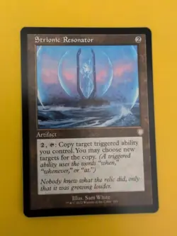 Strionic Resonator. Artifact The Brothers War Commander. MTG Card. - Image 1