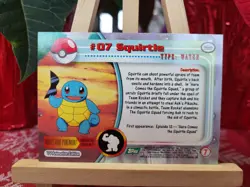 Topps Pokemon #07 Squirtle - TV Animation Edition Card, 1999, NM - Image 2
