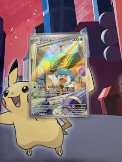 Quaxly - 206/193 - Pokemon Paldea Evolved Illustration Rare Card NM - Image 1