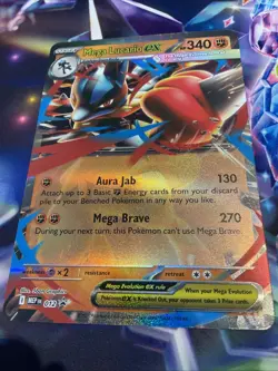 Pokemon TCG Mega Lucario ex JUMBO MEP012 Promo Card NM/M - Image 2