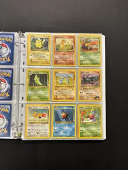 Vintage Pokemon Card Bundle In Binder, 306 Cards Total - Image 5
