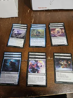 Custom Casual 60 Card Deck Blue/Black MTG Rats Magic The GATHERING - Image 1