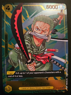 Roronoa Zoro (Event Pack Vol. 3) P-042 One Piece Promotion Cards Foil NM - Image 1