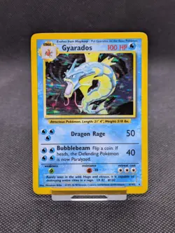 Gyarados 6/102 Holo Base Set Pokemon Card WOTC LP EXCELLENT - Image 1