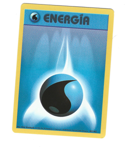 SPANISH WATER ENERGY Energia 102/102 Vintage Pokemon Card 1999 - Image 1