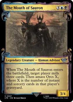 MTG - The Mouth of Sauron - Showcase - Lord of the Rings - Magic - Image 1