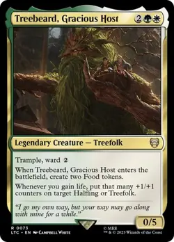 MTG - Treebeard, Gracious Host - Lord of the Rings - Magic the Gathering - Image 1