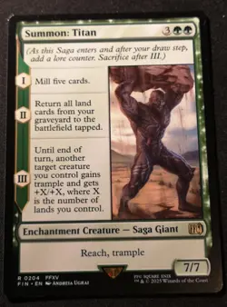 Summon: Titan - FIN - MTG - EN - NM - 0204 - Image 1