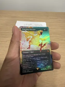 MTG - Final Fantasy - Traveling Chocobo Borderless - M 0406 - Foil - Image 1
