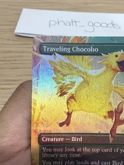 MTG - Final Fantasy - Traveling Chocobo Borderless - M 0406 - Foil - Image 2
