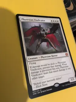 Phyrexian Vindicator. ONE Horror 027 Magic the Gathering Card. Rare NM as shown. - Image 4