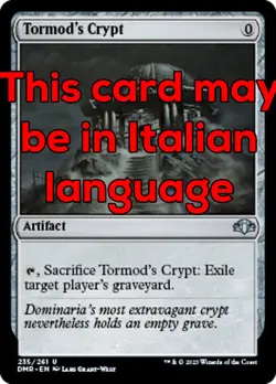 MTG TORMOD's CRYPT EXC - CRIPTA DI TORMOD 235 - DMR - MAGIC - Image 1