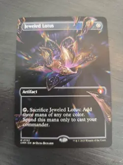 MTG Magic JEWELED LOTUS CMM M 0702 EN KARTE CARD FULL ART - Image 1