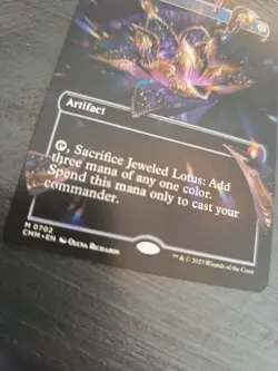 MTG Magic JEWELED LOTUS CMM M 0702 EN KARTE CARD FULL ART - Image 2