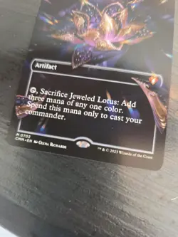 MTG Magic JEWELED LOTUS CMM M 0702 EN KARTE CARD FULL ART - Image 3