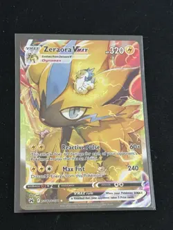 Pokemon TCG Zeraora VMAX Galarian Gallery Crown Zenith GG42/GG70 - Image 1