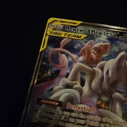 Pokemon TCG Mewtwo & Mew GX SM191 Tag Team Black Star Promo Sun & Moon - Image 2