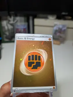 2 Swirls - FIGHTING ENERGY SVE 006 - Pokemon 151 - Cosmos Holo - MINT - Image 2