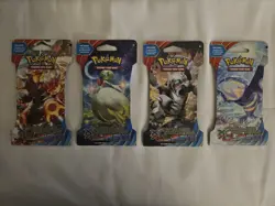 Pokemon TCG - 2015 XY Primal Clash Sleeved Booster Packs - Full Art Set (4) - Image 1