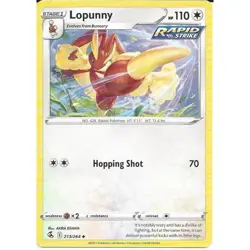 Lopunny - 213/264 - Fusion Strike - Uncommon - Pokemon TCG - Image 1