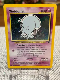 2001 Pokemon #16/75 Wobbuffet (Neo Discovery) Holo NM - Image 1