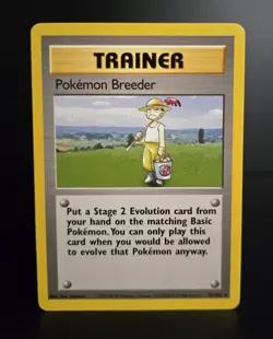 Pokemon TCG - POKEMON BREEDER - 76/102 - RARE - UNLIMITED - BASE SET (1999) - LP - Image 1