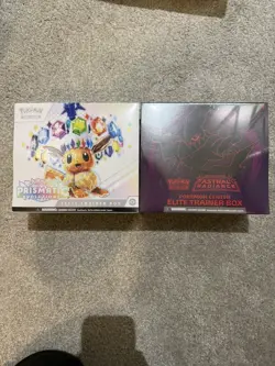 Pokemon Astral Radiance ETB Pokemon Center Exclusive + Prismatic ETB sealed - Image 1