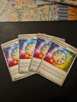 Pokemon Paldea Evolved Trainer Playset Luminous Energy 191/193 Set of 4 - Image 1