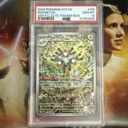 Magneton SVP 159 Surging Sparks Pokemon Center ETB Stamped Promo PSA 10 - Image 1