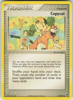 Pokemon Copycat 73/101 Dragon Frontiers Uncommon NM - Image 1