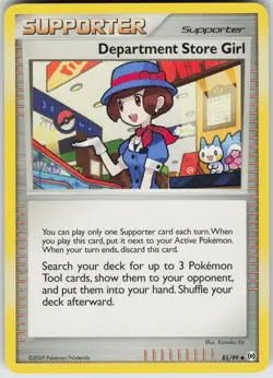 Pokemon Department Store Girl 85/99 Arceus Uncommon NM - Image 1