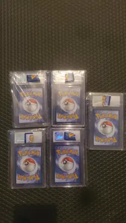 Pokemon CGC Mystery Slabs Lot of 5. One 10 Mint, Two 9.5 Mint, Two 9 Mints. - Image 1